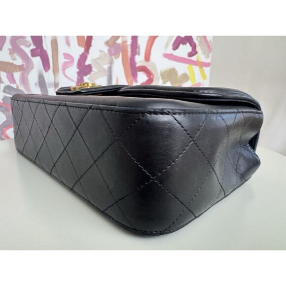 Chanel Elegant two tone tan black single flap medium (2016) - Picture 8 of 12